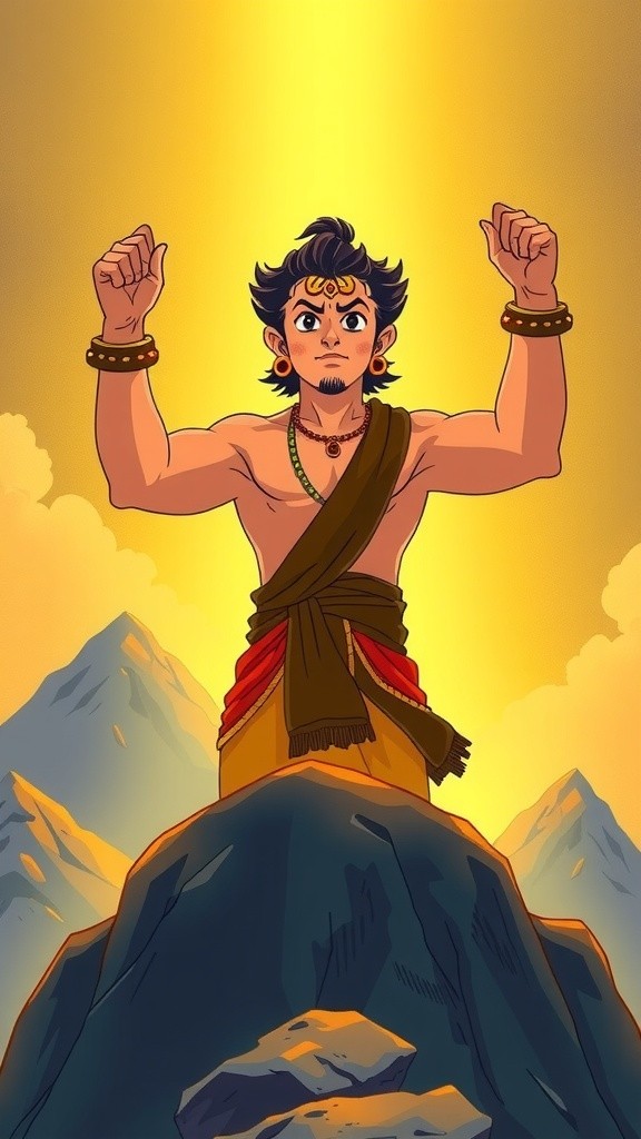 The Monkey Who Carried a Mountain: A Tale of Hanuman