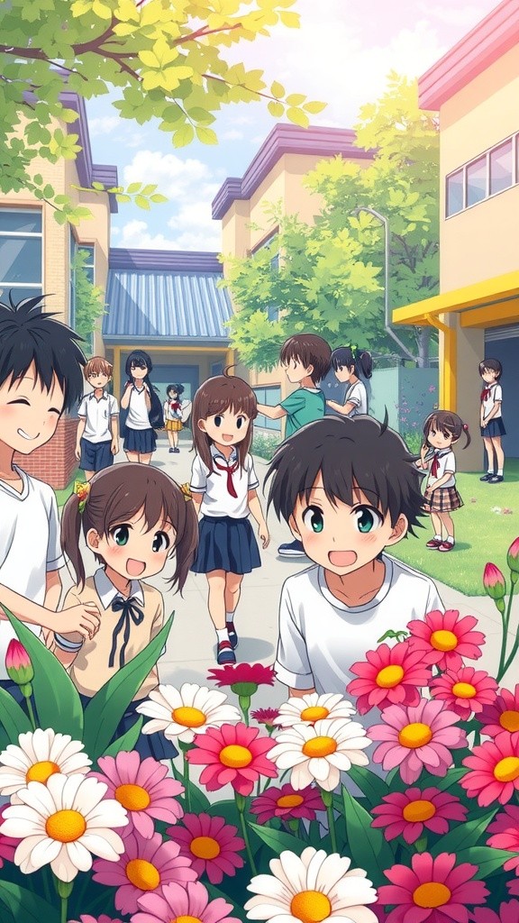 Butterfly Blossoms: A Tale of Growing Friendship