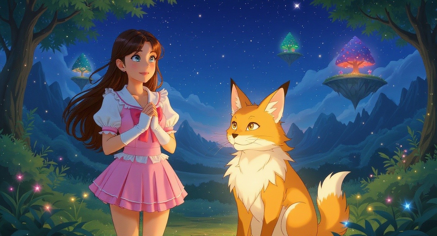 Akari and the Fox Spirit's Journey