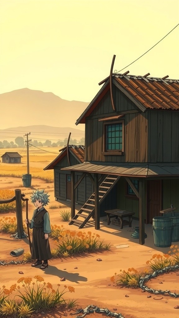 A Dusty Village Tale: The Life of an Old Farmer