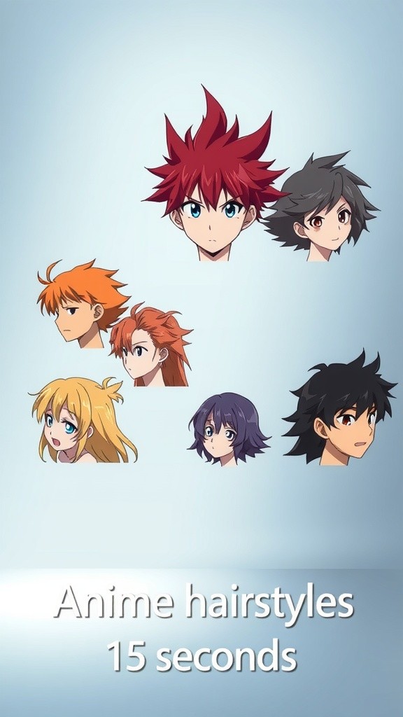Anime Hair Styles: A 15-Second Journey!