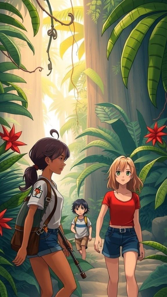 Jungle Adventures: A Girl and Her Friends