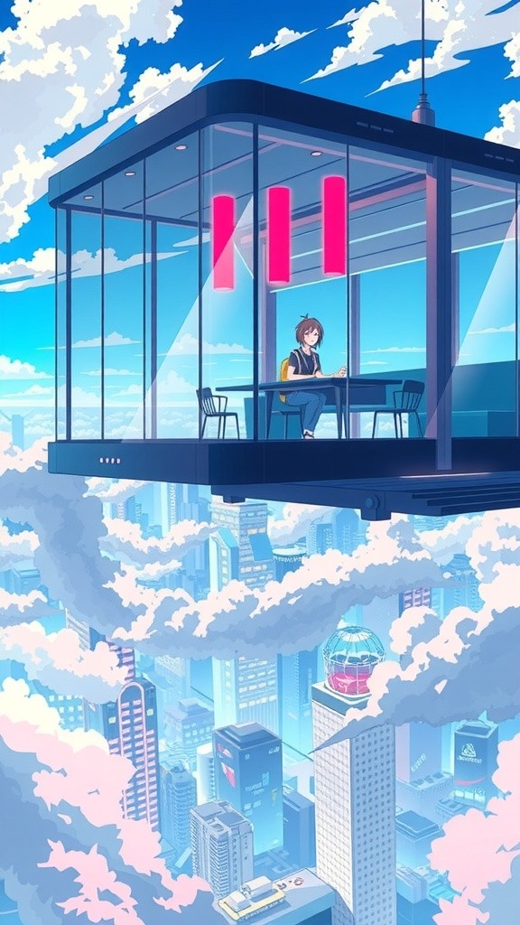 Ethereal Reflections: Coffee in the Cloud