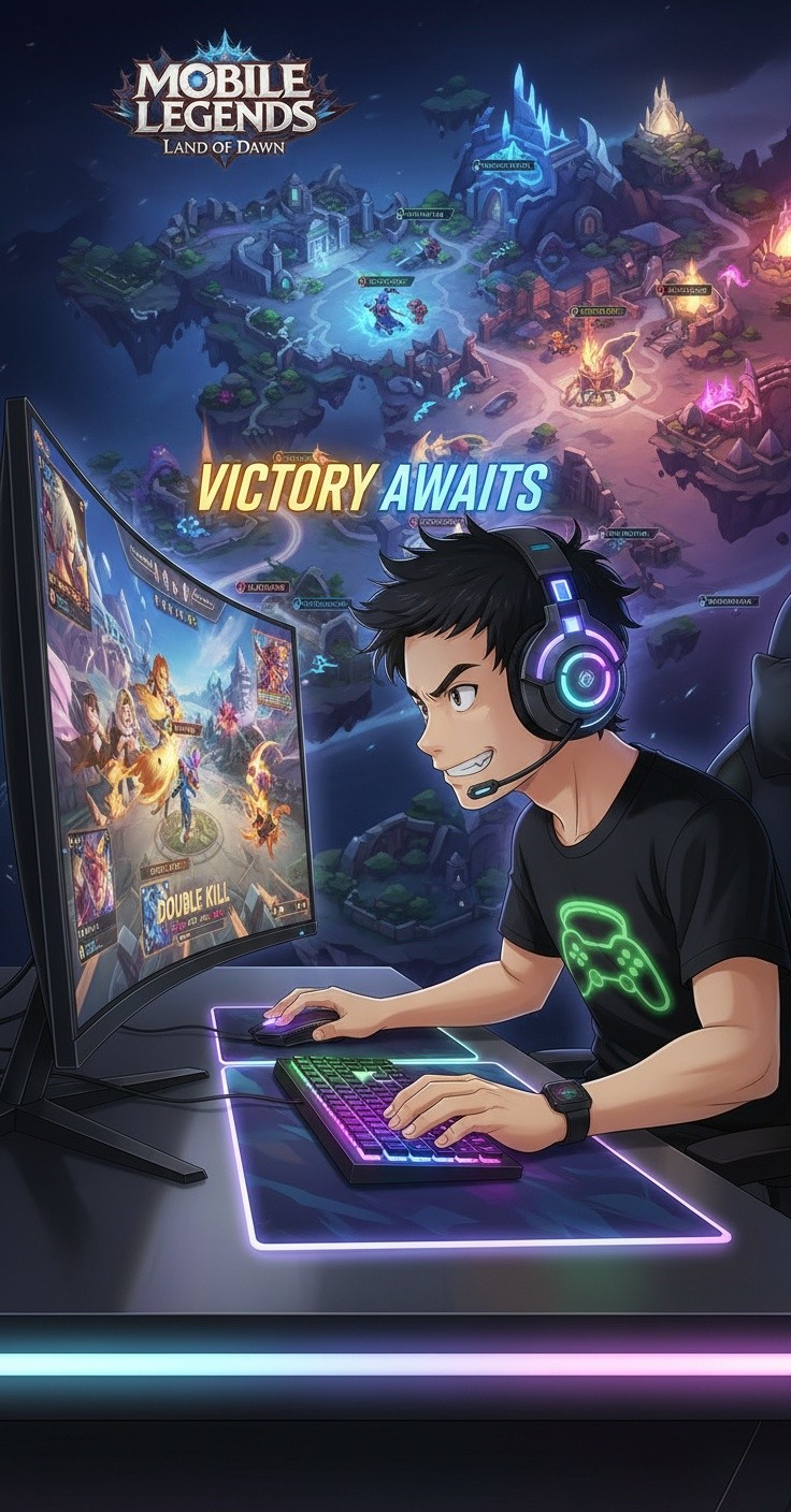 Petualangan Riski di Land of Dawn: Keseruan Pertandingan ML!