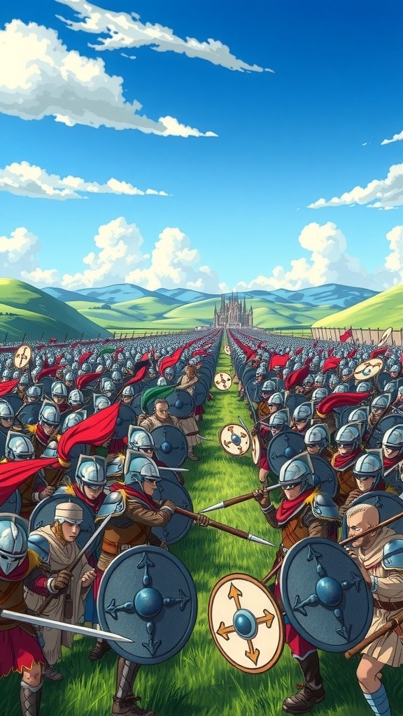 Epic Battle: David and Goliath with an Eagle Sidekick