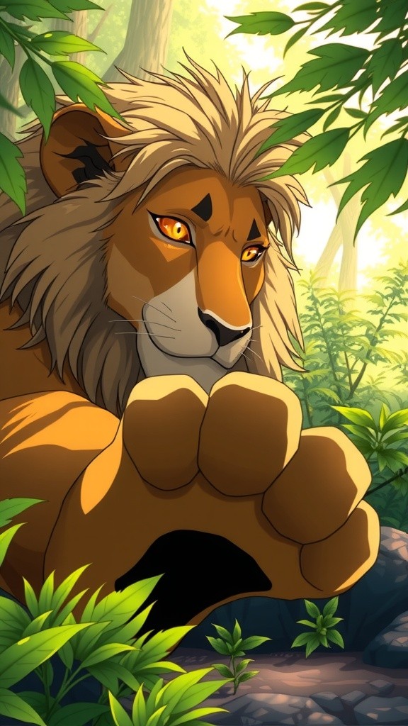 The Lion and the Brave Boy