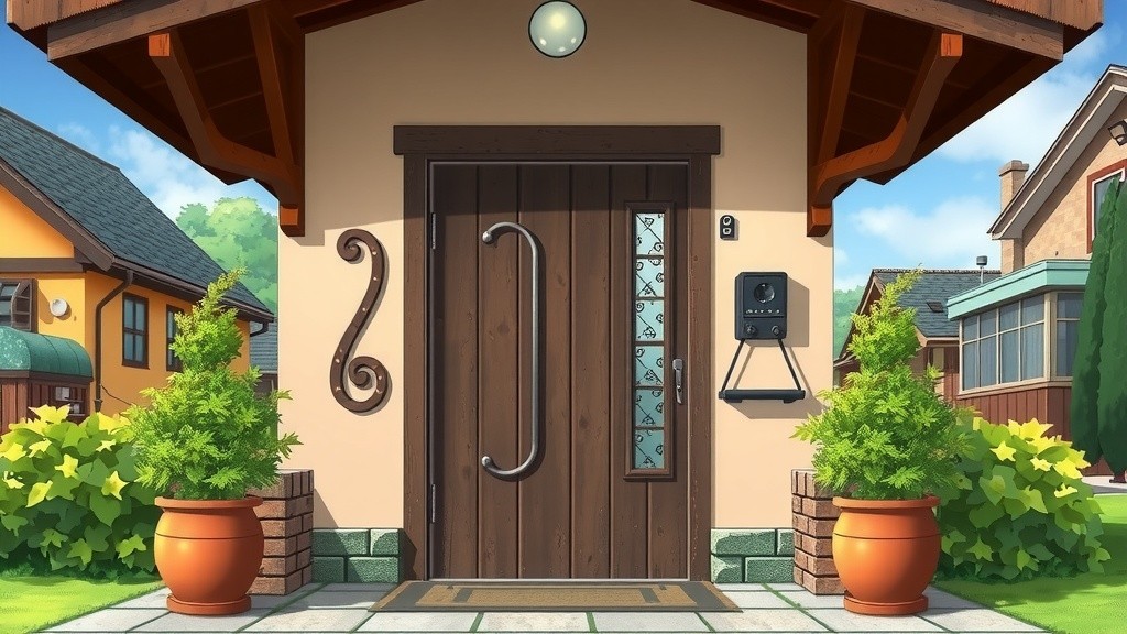Stylish and Secure Gallery Door in Powder Coated GI Material