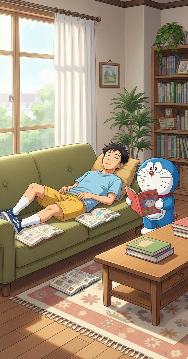 Doraemon Menolong dalam Cerita Fan Fiction