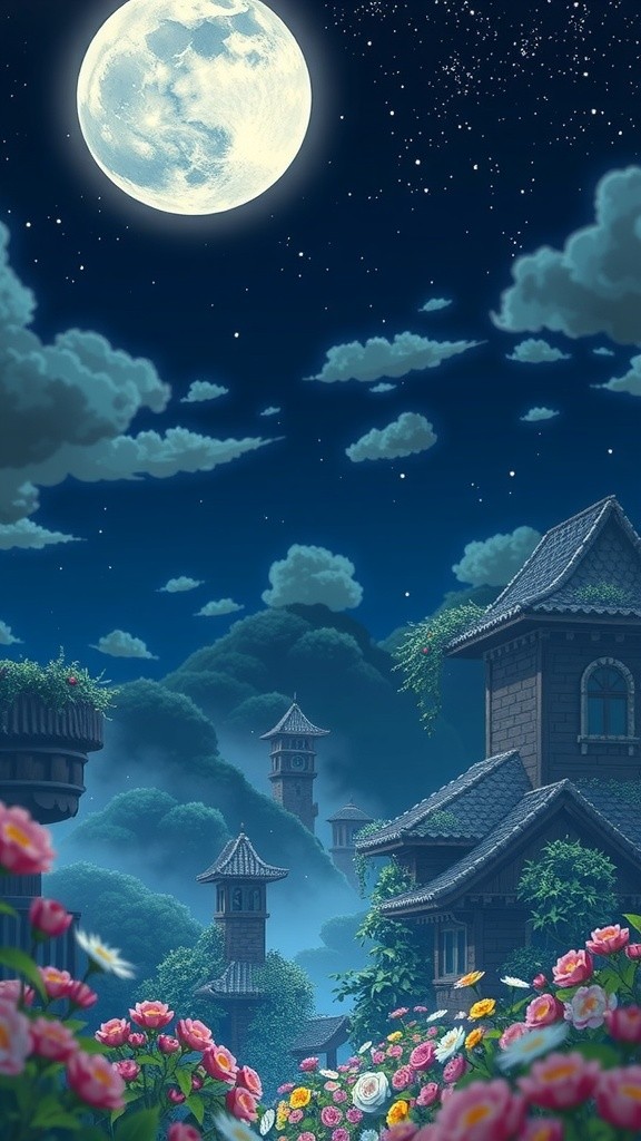 Whispers of the Moonlit Garden