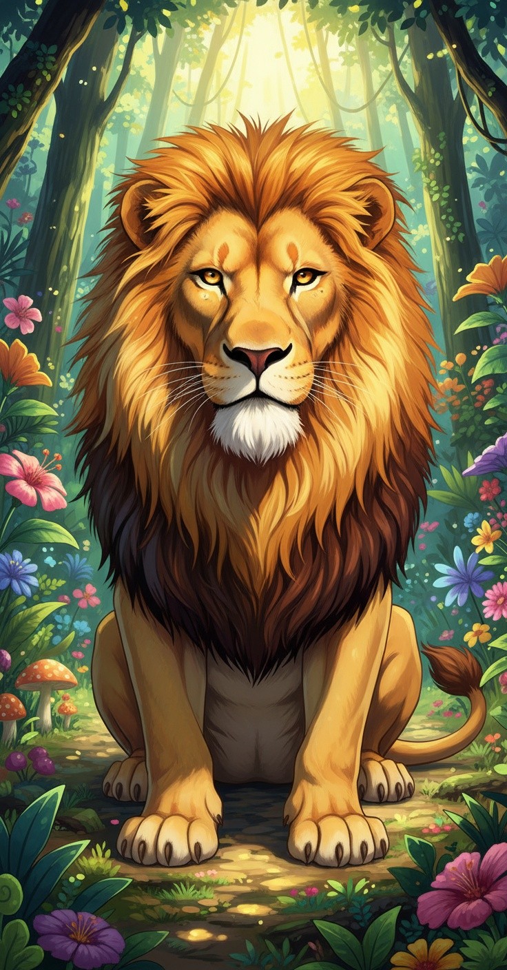 हाथी और शेर की कहानी: एकता में ताकत