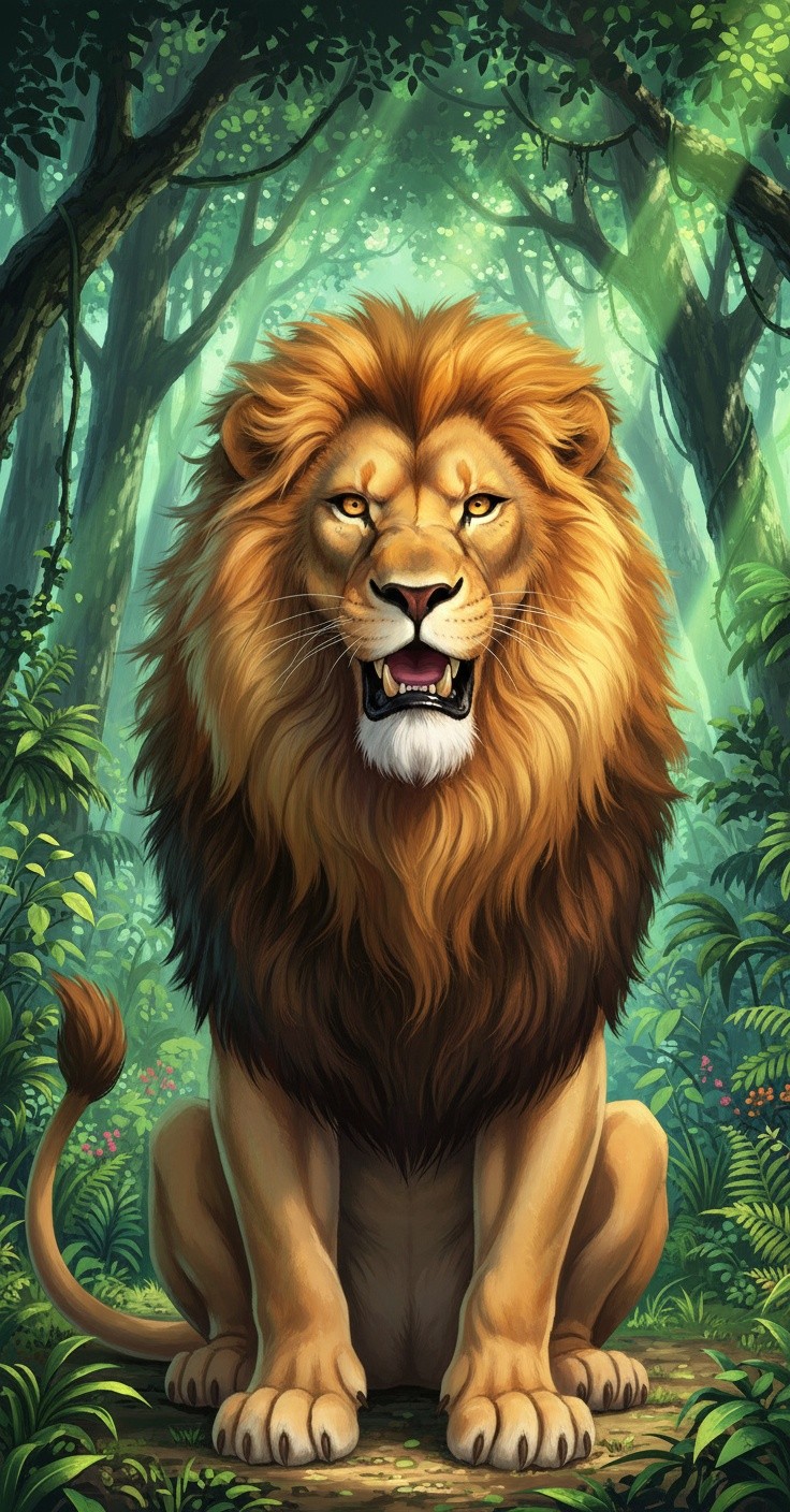 शेर और हाथी की दोस्ती