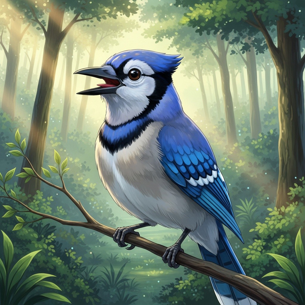 صداقة العصفور والشجرة