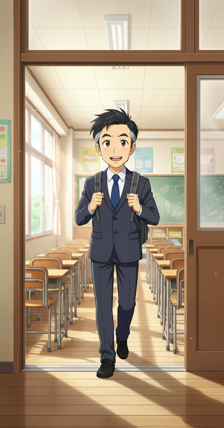 Murid Baru: Mie Instan Mistik di Sekolah Anime!