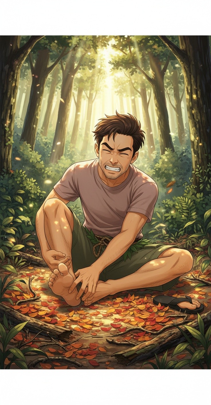 The Bond of Survival: A Boy and His Monkey