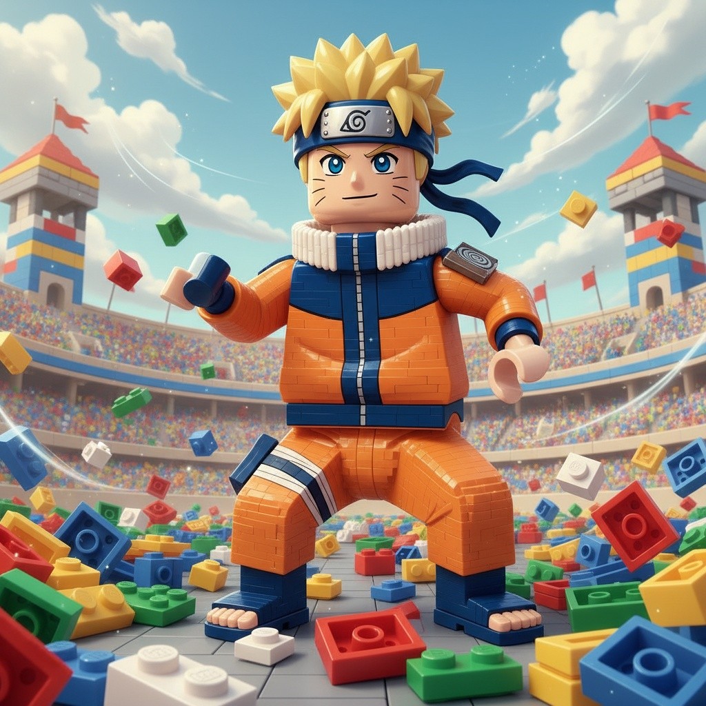 Duel Epik: Goku vs Naruto LEGO