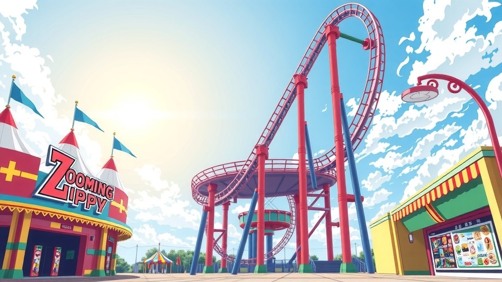 The Thrilling Adventure on the Zooming Zippy Roller Coaster!