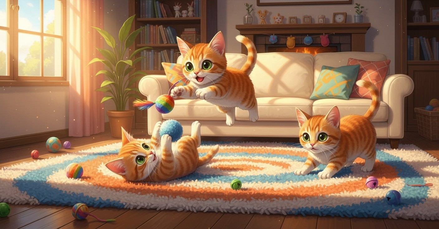 Kittens' Playful Adventures: Joy in Every Paw