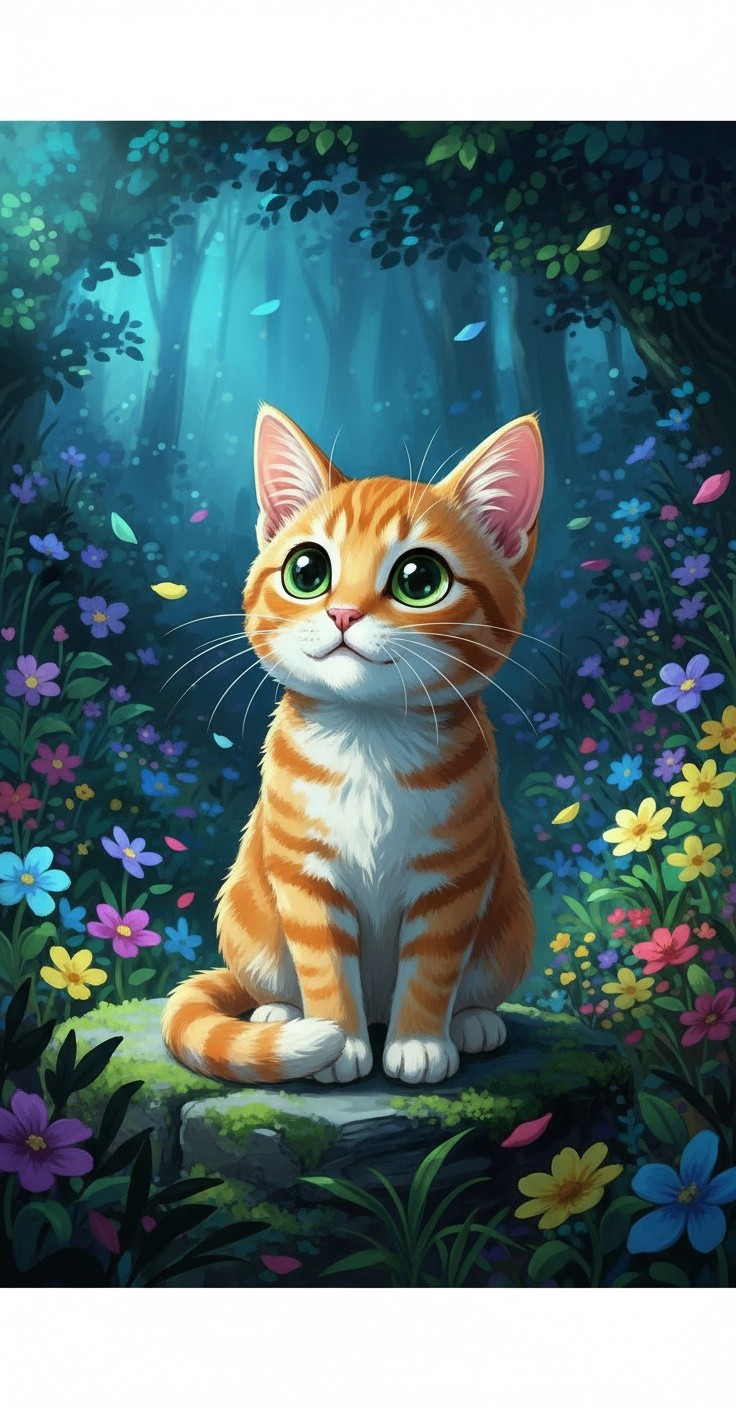 The Curious Cat's Magical Adventure!