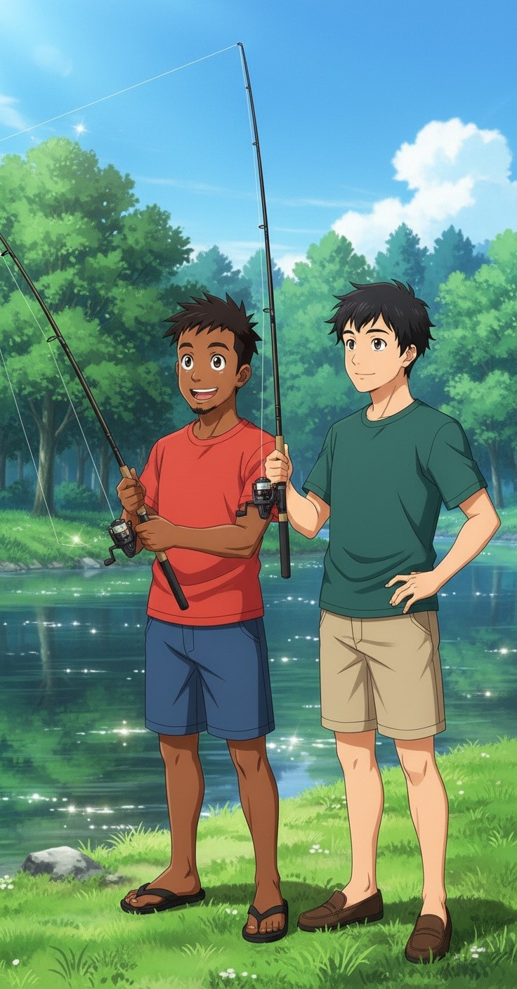 Udin dan Budi: Mancing dengan Umpan Unik