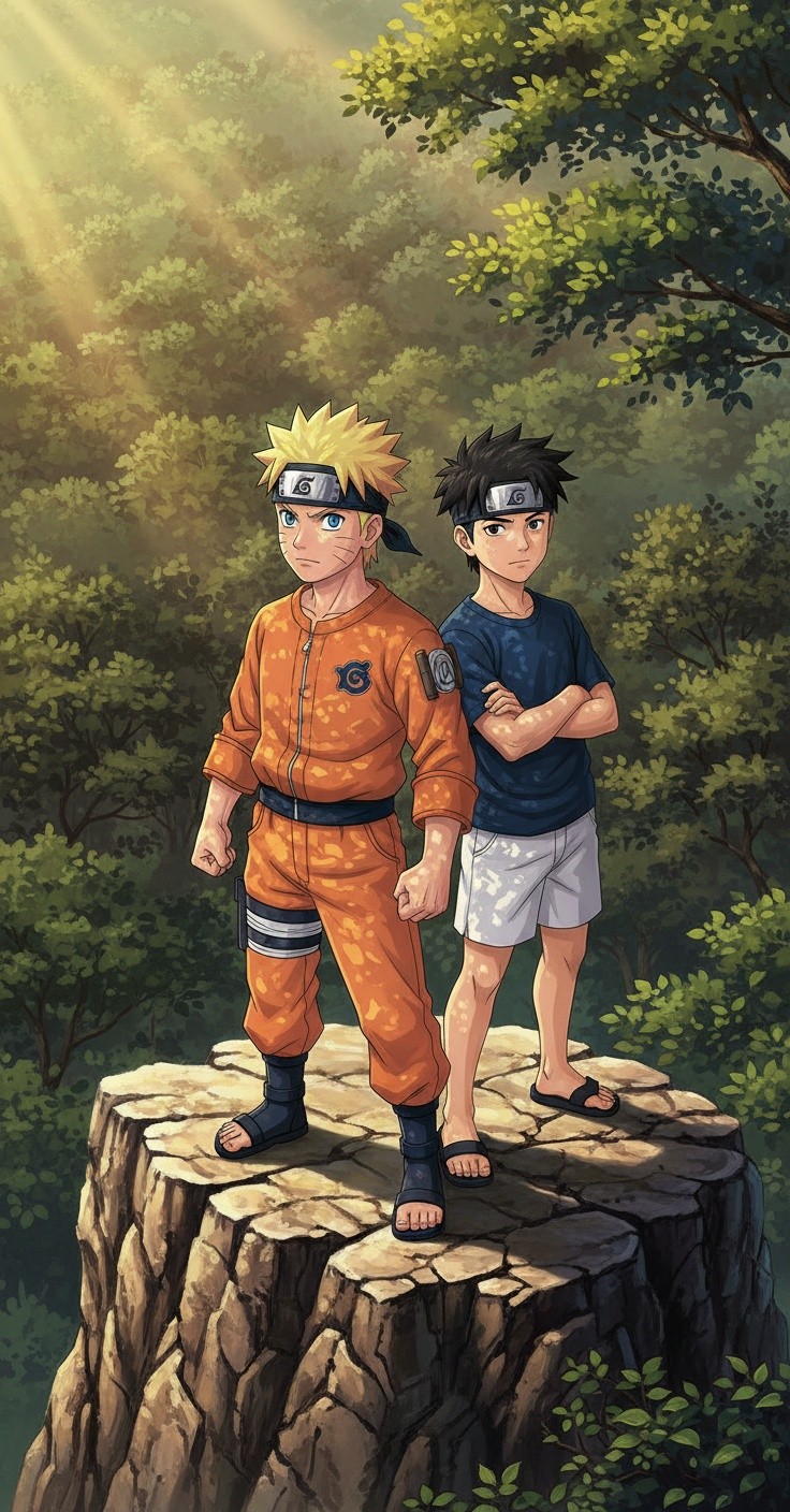 Naruto and Sasuke Trejae Hunting Adventure!