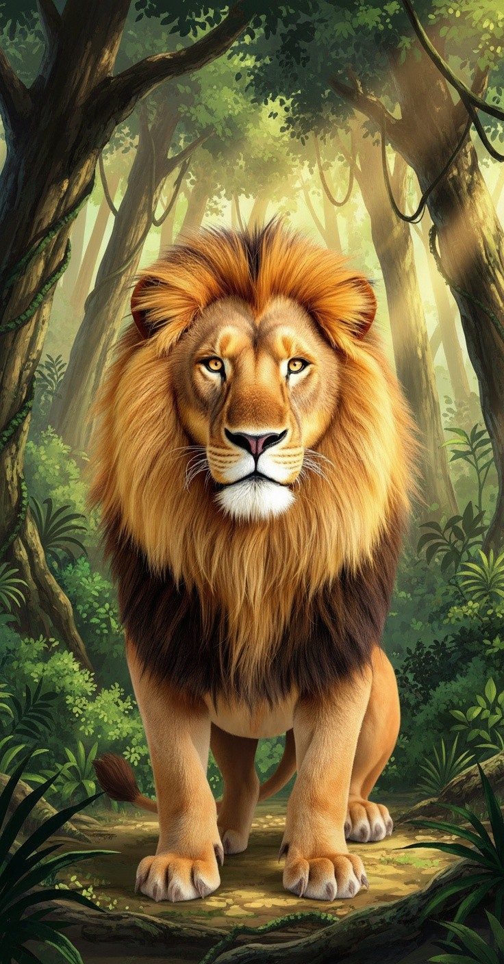 शेर और हाथी की दोस्ती