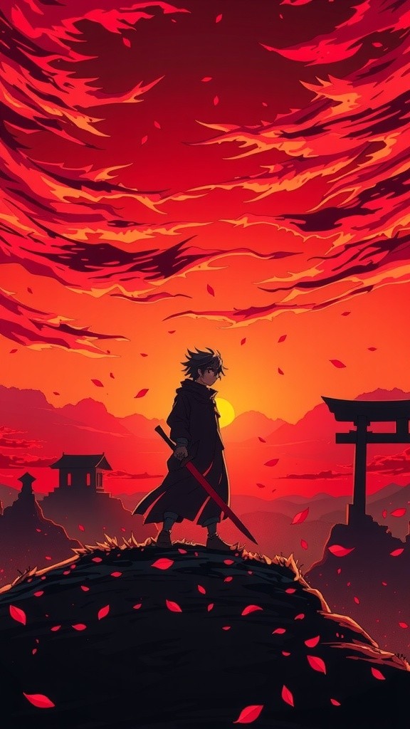 Crimson Sky: Clash of Blades at Dawn