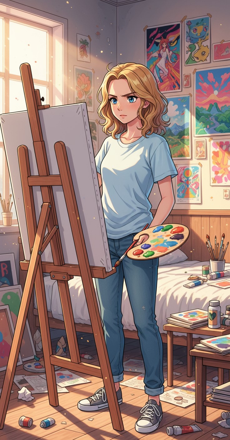 Creative Expressions of a Girl