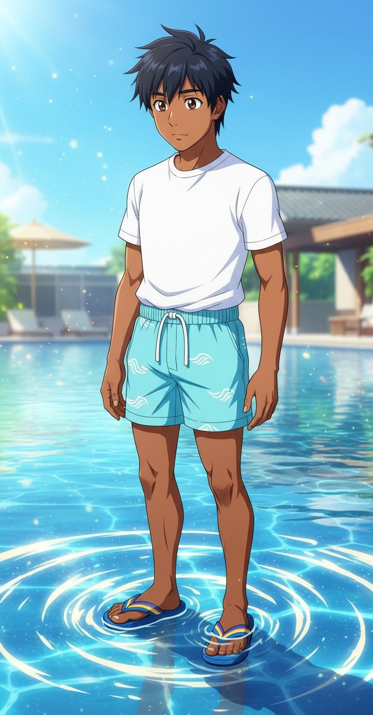 The Boy and the Pool of Courage
