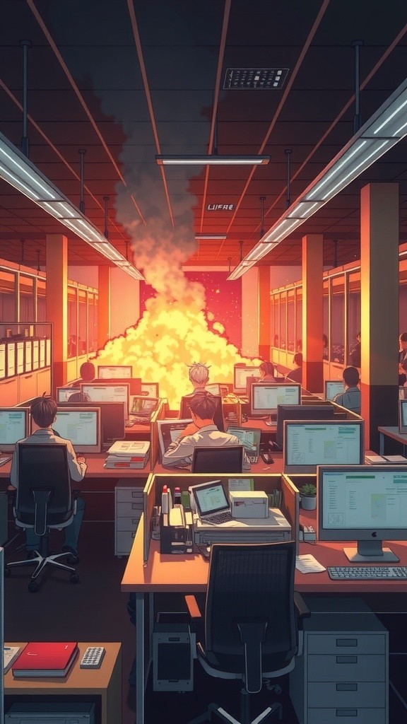 Kebakaran Konyol di Kantor