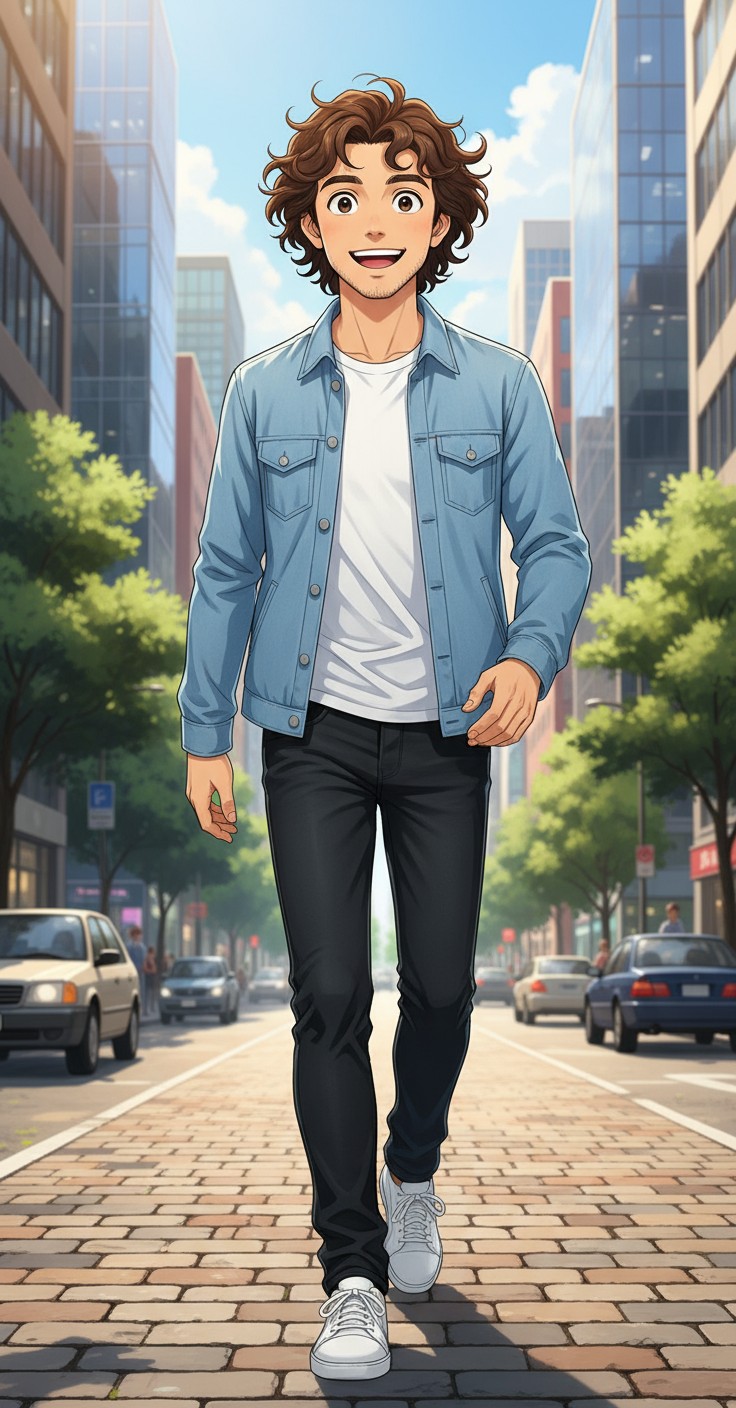 Daytime City Walk: A Hyper-Realistic Journey