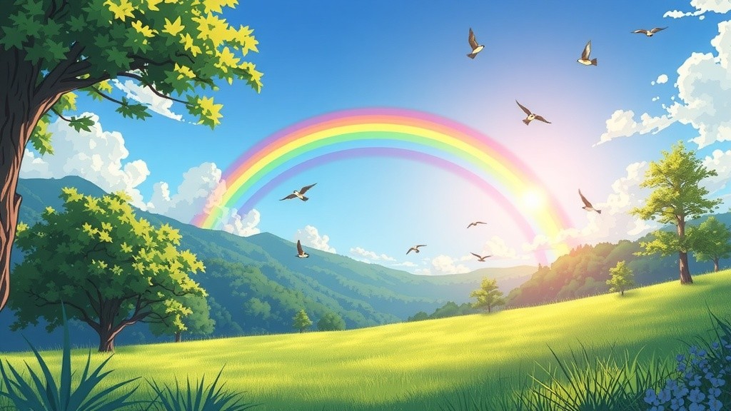 चिरिया और इंद्रधनुष की खोज