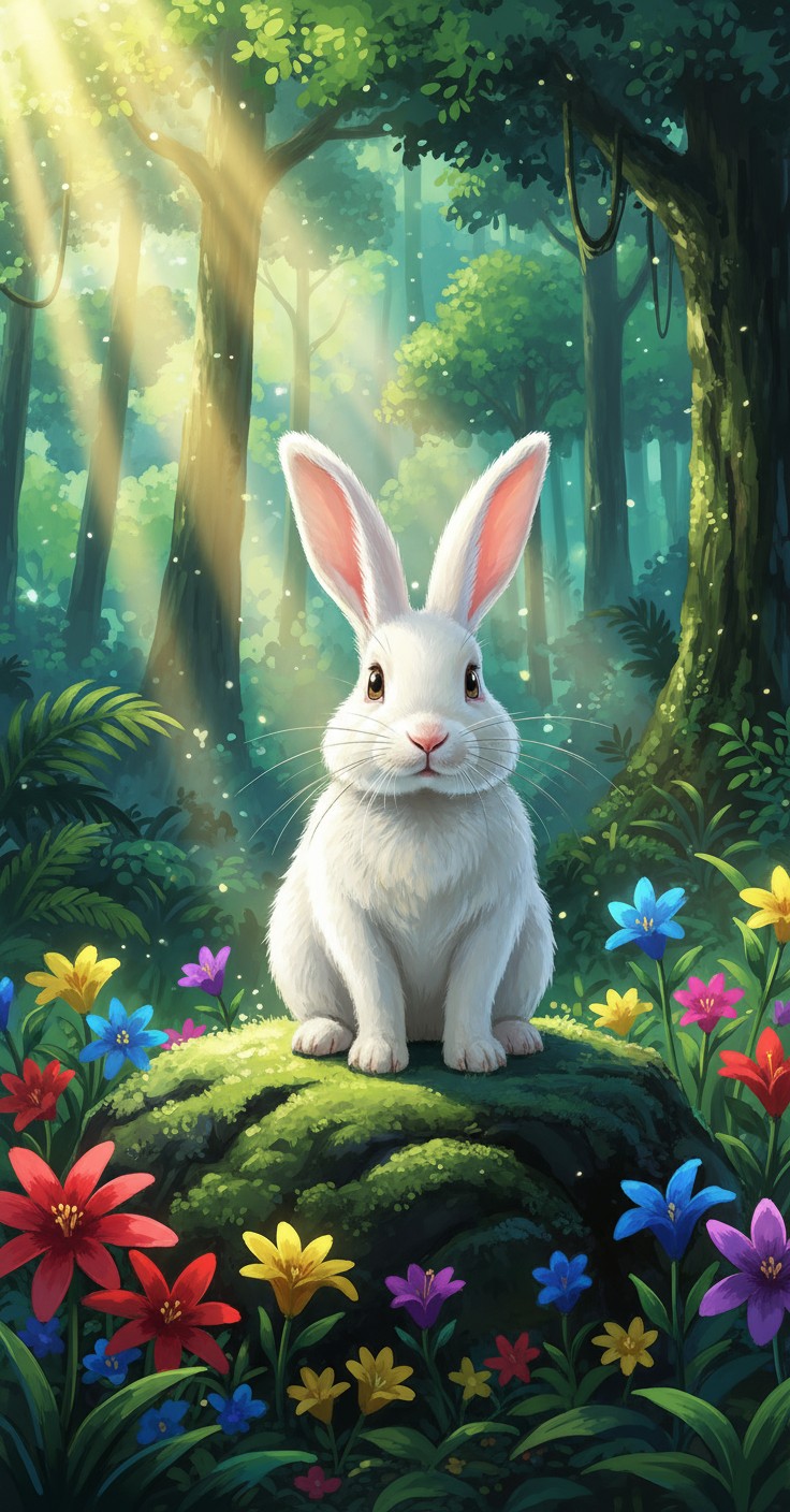 The Unique Rabbit of the Jungle
