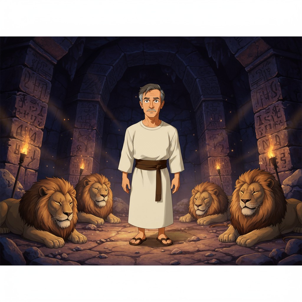 Daniel and the Lions' Den: A Faithful Prayer