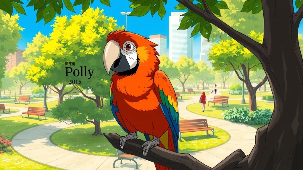 A Cute Tale of a Parrot and a Pigeon