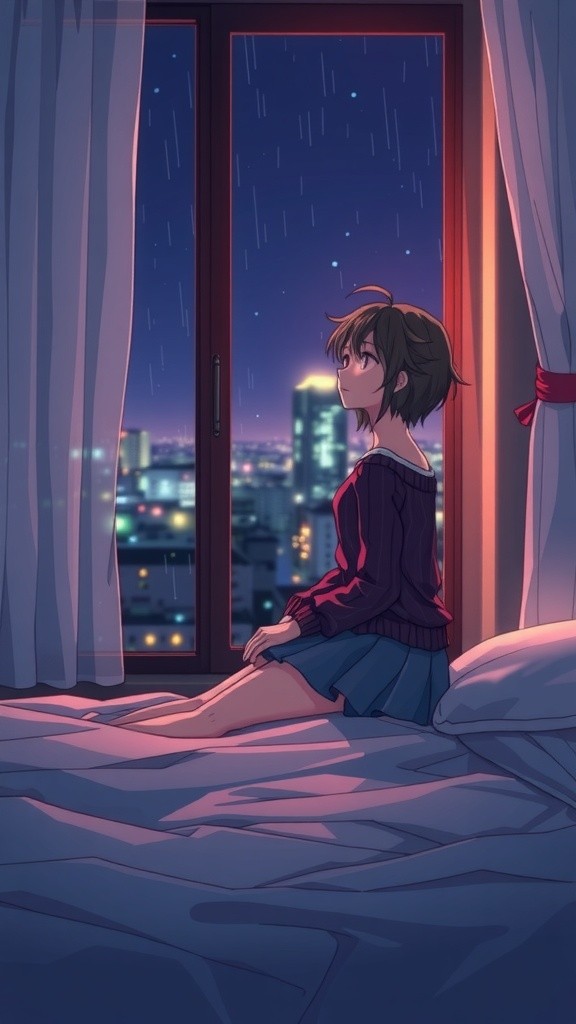 Malam Hujan dengan Teh dan Buku di Jendela