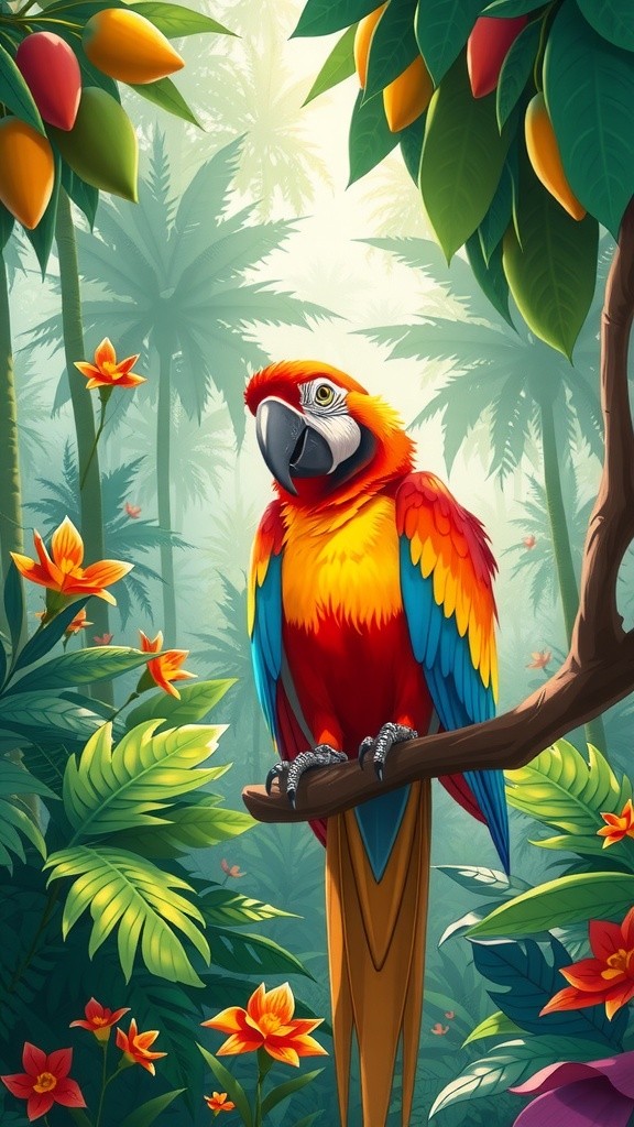 The Vivid Tale of Polly the Parrot