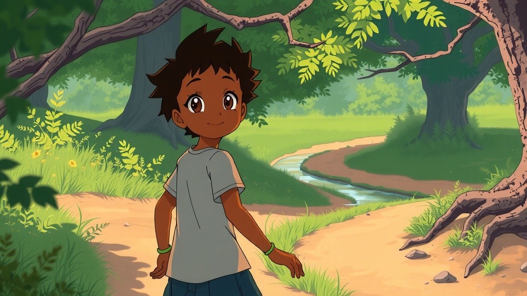 A Poetic Encounter by the Stream