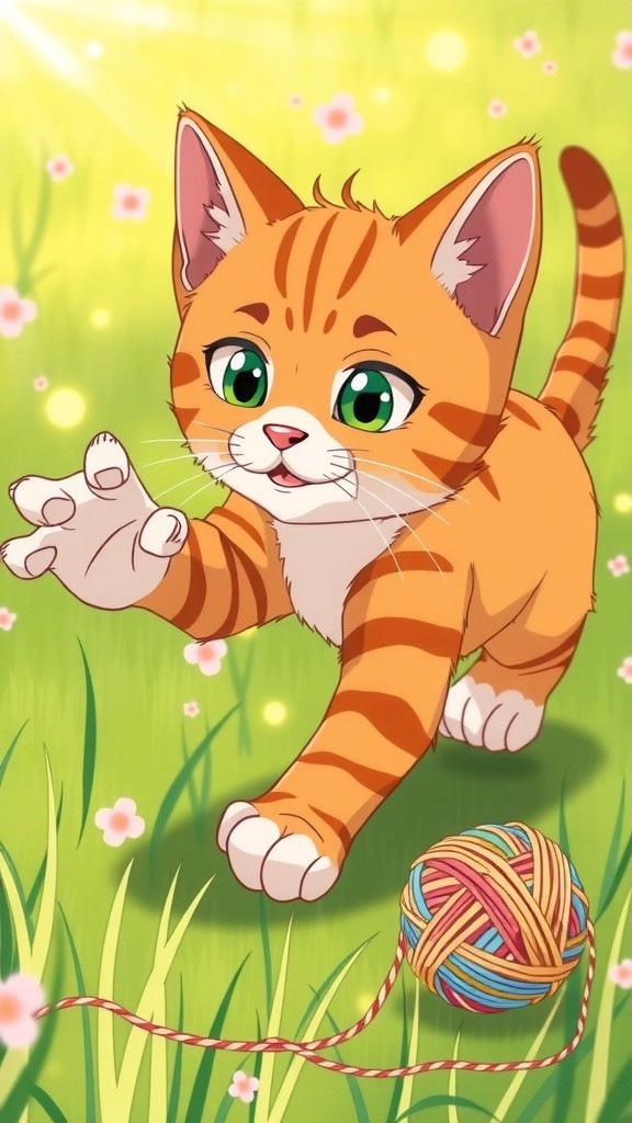 Persahabatan Ciki dan Piko: Kucing Jingga & Burung Pipit Kecil