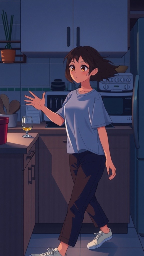 Kuntilanak Minta Aqua di Dapur