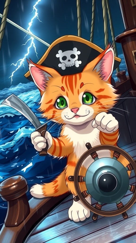 The Rescue of the Mermaid Cat