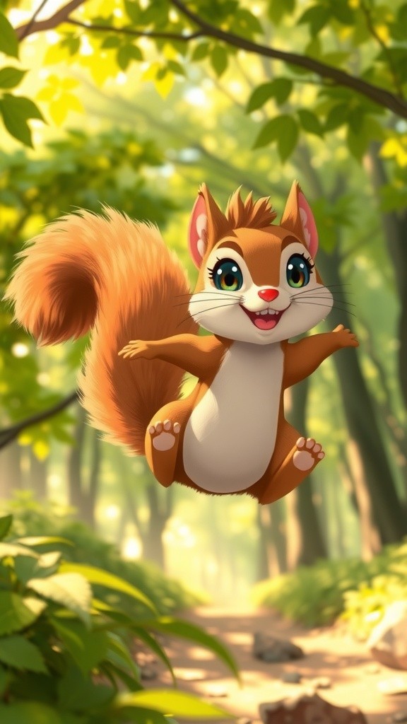 Lily the Squirrel's Adventure of Good Choices
