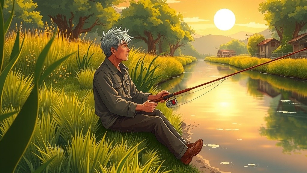 قصة الصياد والسمكة الصغيرة