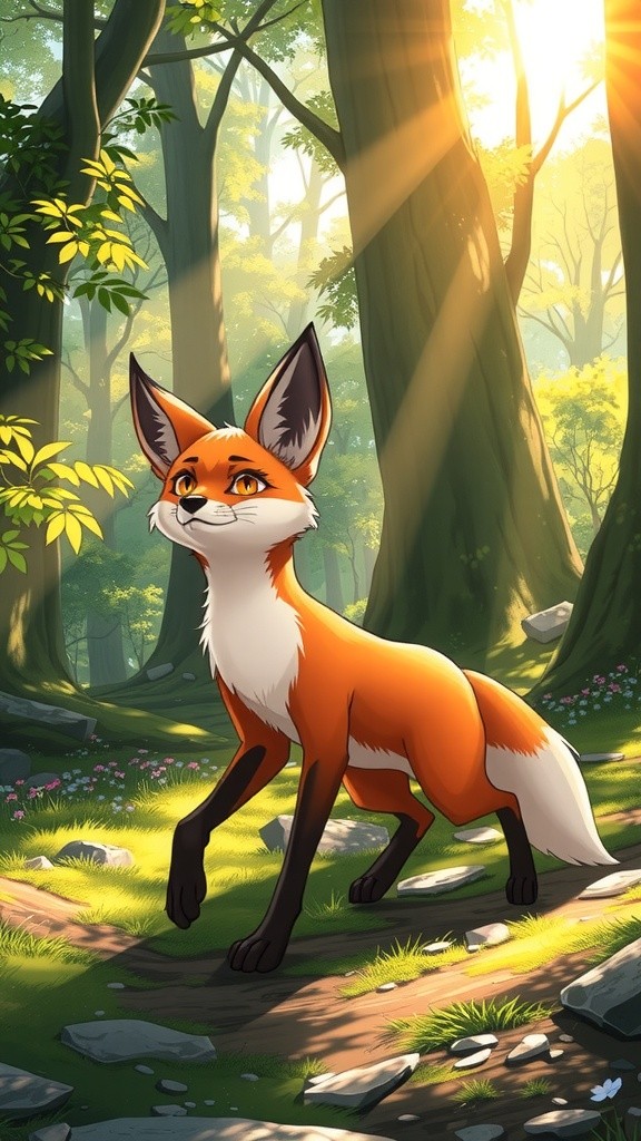 Lily the Kind Fox's Adventure