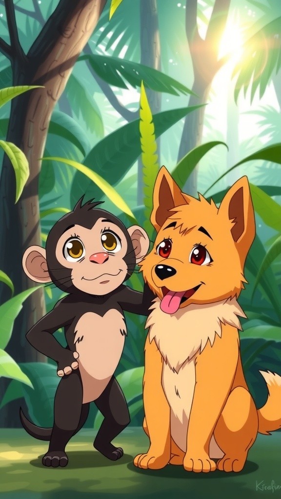 बंदर और कुत्ते की सीख: झगड़ा करने का परिणाम