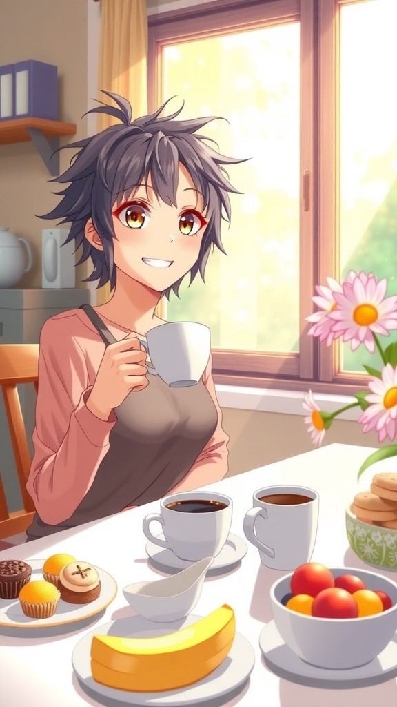 Animasi Marsha Saat Makan