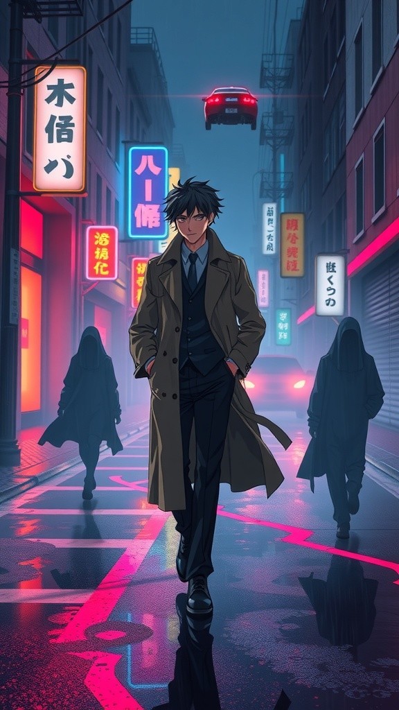 Neon Shadows: A Bladerunner Tale
