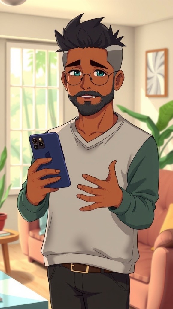 Kakek dan HP Baru yang Salah Gunakan