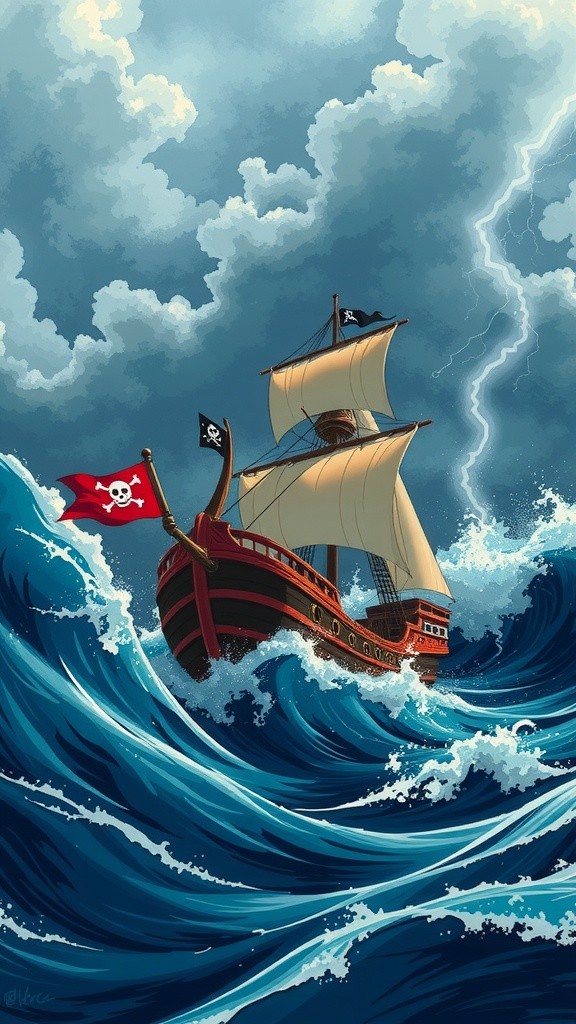 The Pirate Cat and the Mermaid's Adventure