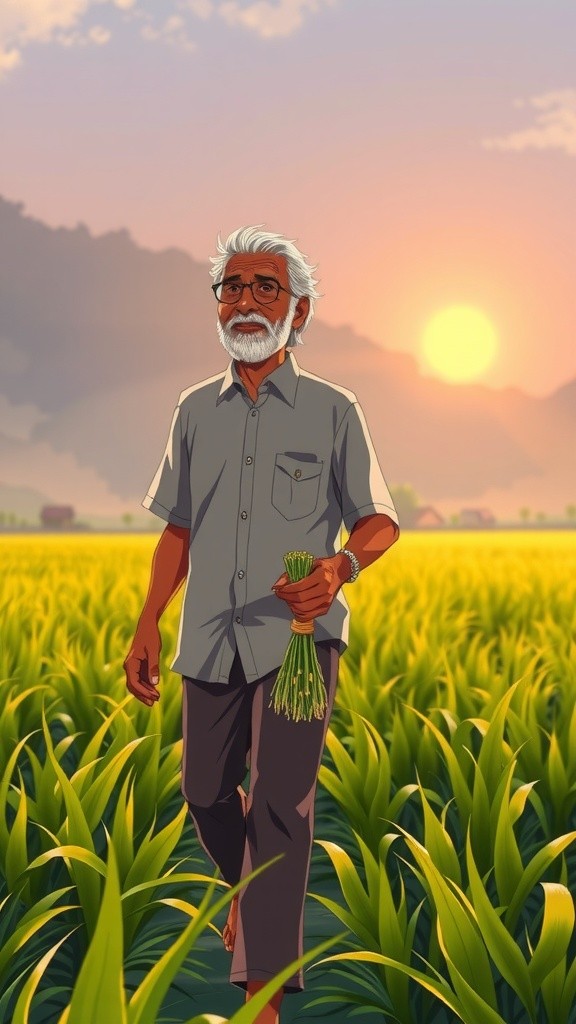 The Journey of Farmer Ramlal: From Seed to Harvest in an Indian Village