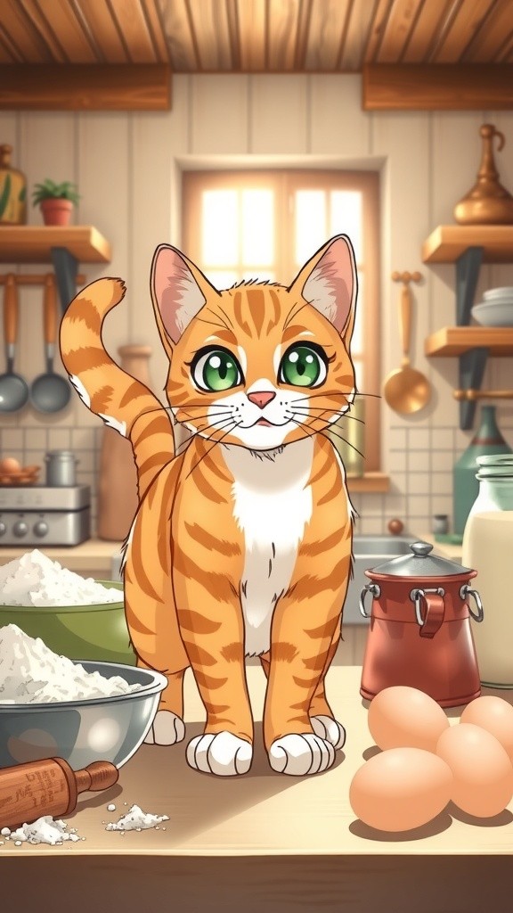 Whiskers the Cooking Cat